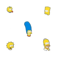 The Simpsons x Crocs Jibbitz&trade Shoe Charms 5 Pack - Multicolor