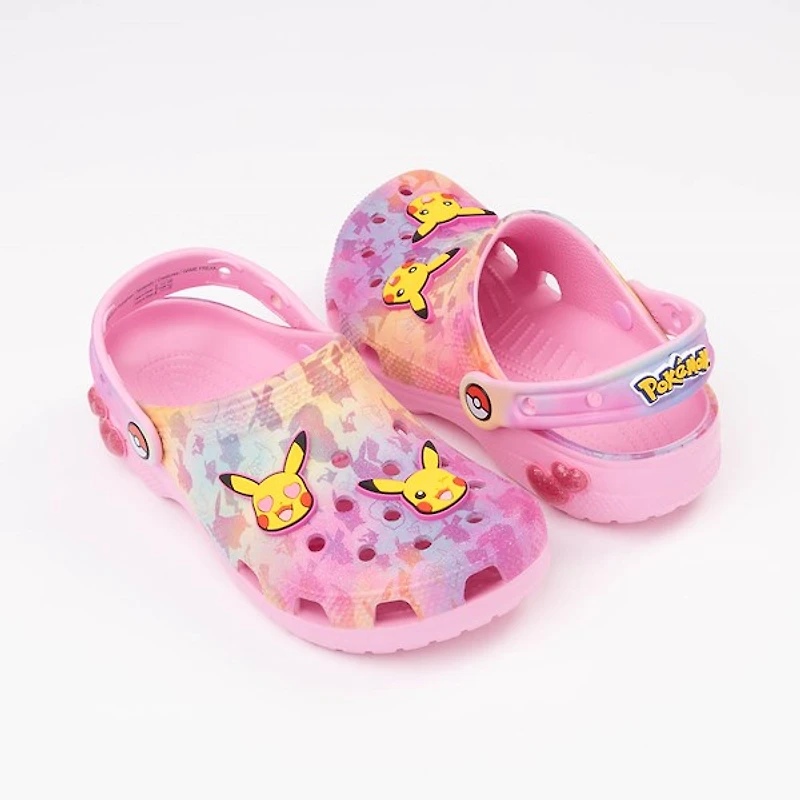 Pokémon Crocs Classic Pikachu Clog - Little Kid / Big Pink