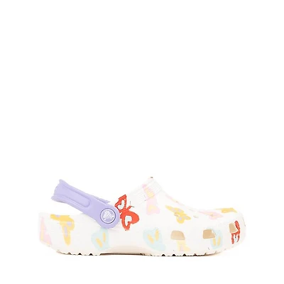 Crocs Classic Butterfly Clog - Little Kid / Big White