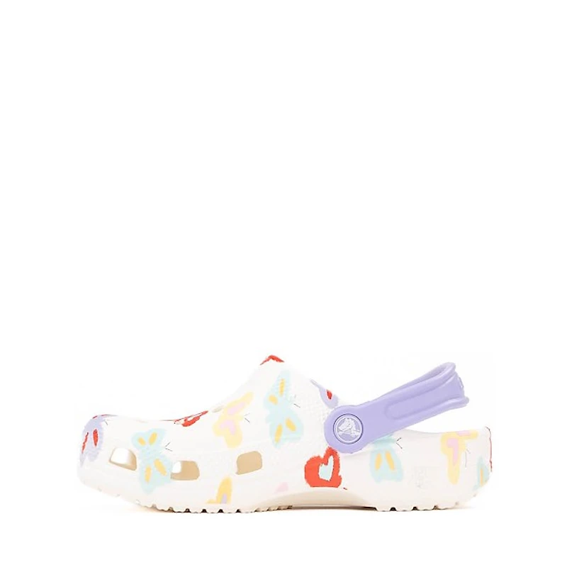 Crocs Classic Butterfly Clog - Little Kid / Big White