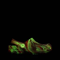 Crocs Classic Glow-In-The-Dark Clog - Little Kid / Big Marbled Pink Crush