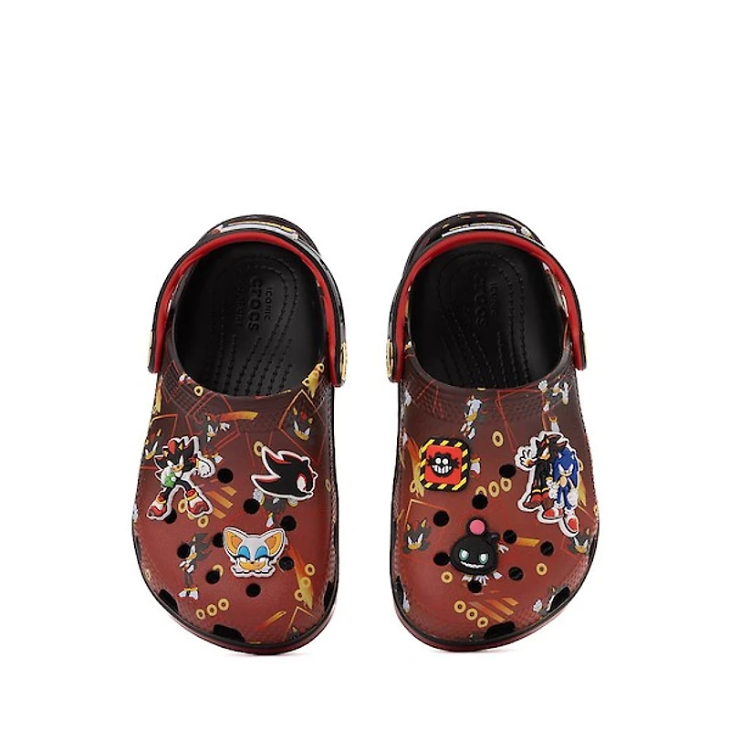 Sonic the Hedgehog&trade x Crocs Classic Shadow Clog - Baby / Toddler Black Red