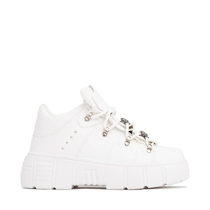 Womens KOI Footwear Rimo Core Chunky Trainer - White