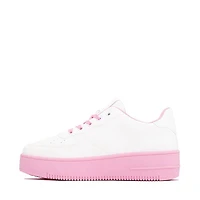 Womens KOI Footwear Morning Sakura Platform Trainer - White
