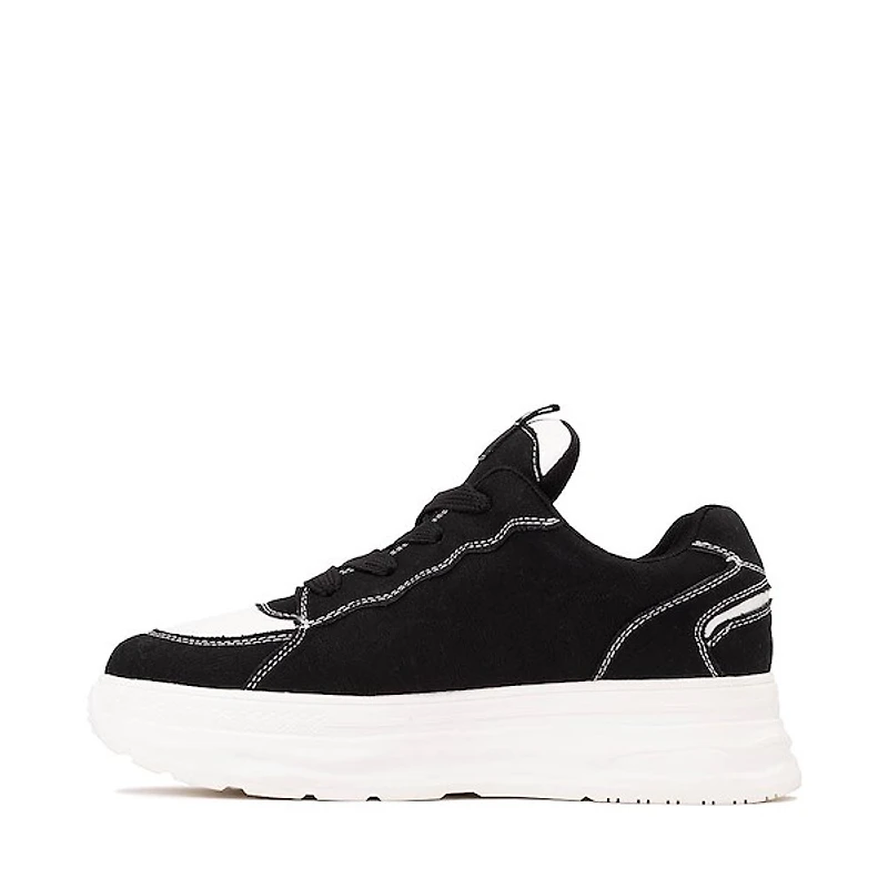 Womens KOI Footwear Petal Husk Chunky Trainer - Black