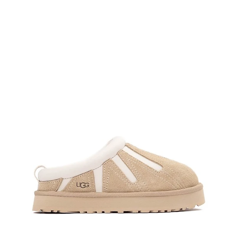 UGG® Tazz Sun Wave Platform Slipper - Little Kid / Big Mustard Seed