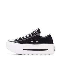 Converse Chuck Taylor All Star Lift Double Stack Low-Top Sneaker - Black / White