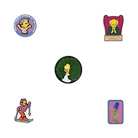 The Simpsons x Crocs Jibbitz&trade Meme Shoe Charms 5 Pack - Multicolor