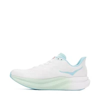 Womens HOKA Mach 6 Athletic Shoe - Frost / Rose Gold