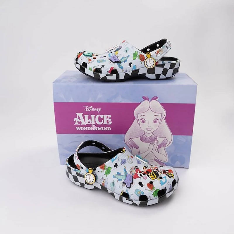 Disney Alice Wonderland Crocs Classic Clog - Multicolor