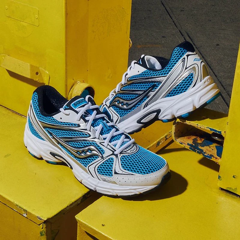 Saucony Ride Millennium Athletic Shoe - White / Diva Blue