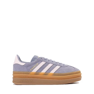 adidas Gazelle Bold Athletic Shoe - Big Kid Silver Violet / Pink