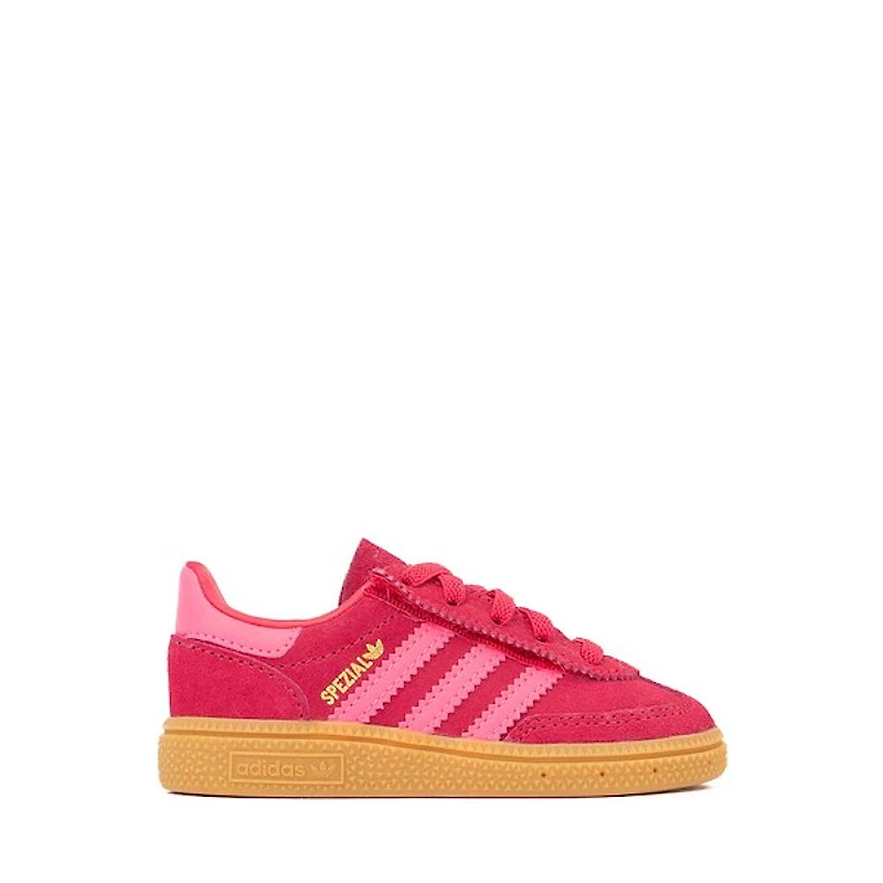adidas Handball Spezial Comfort Closure Athletic Shoe - Baby / Toddler Ruby Red Lucid Pink Gum