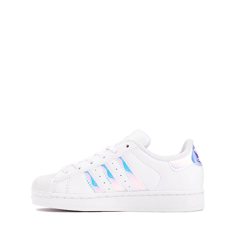 adidas Superstar II Athletic Shoe - Little Kid - White / Halo Blue