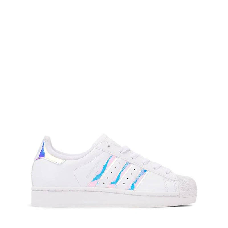 adidas Superstar II Athletic Shoe - Big Kid - White / Halo Blue