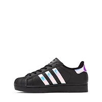 adidas Superstar II Athletic Shoe - Big Kid - Cloud Black / Halo Blue