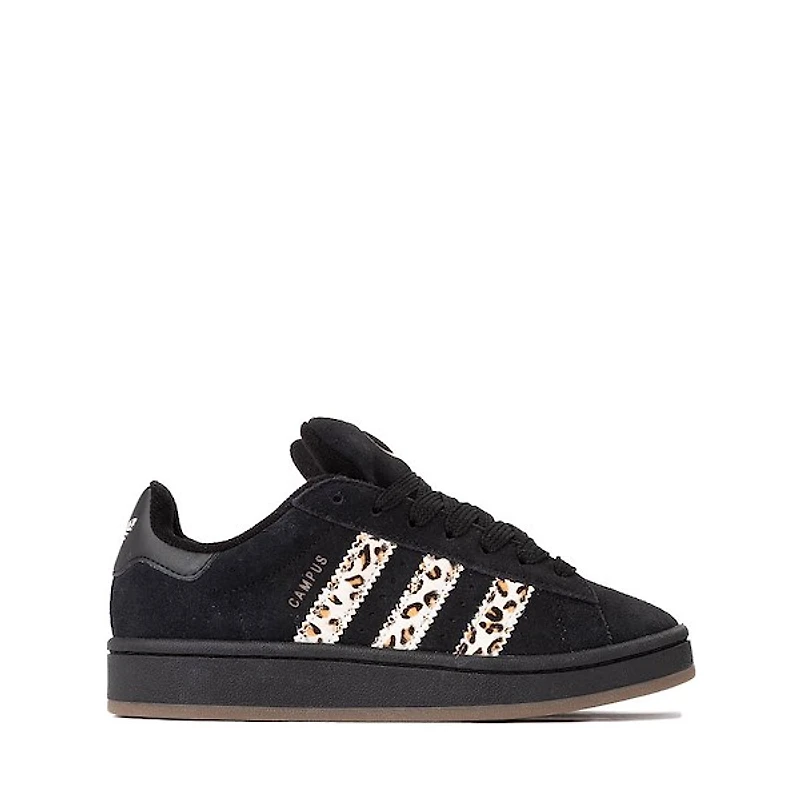 adidas Campus '00s Athletic Shoe - Big Kid Core Black / Wonder White Tracer Brown
