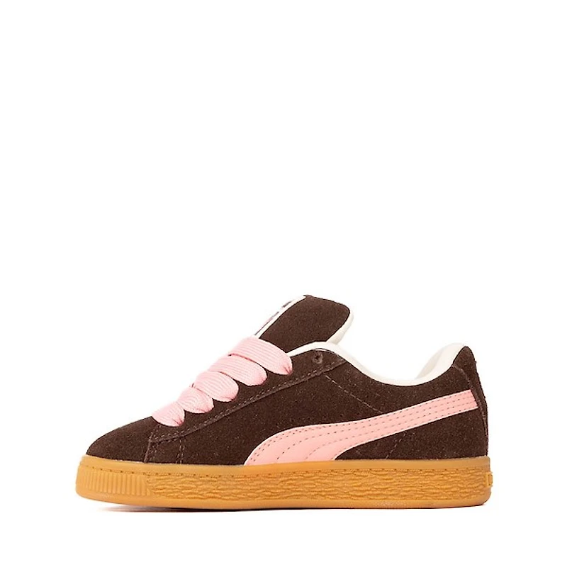 PUMA Suede XL Athletic Shoe - Little Kid / Big Kid - Brown / Peach