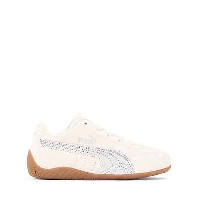 PUMA Speedcat Metallic Athletic Shoe - Big Kid Alpine Snow / Silver