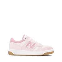 New Balance 480 Athletic Shoe - Little Kid Pink / White
