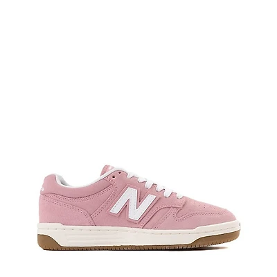 New Balance 480 Athletic Shoe - Little Kid White / Pink Taffy