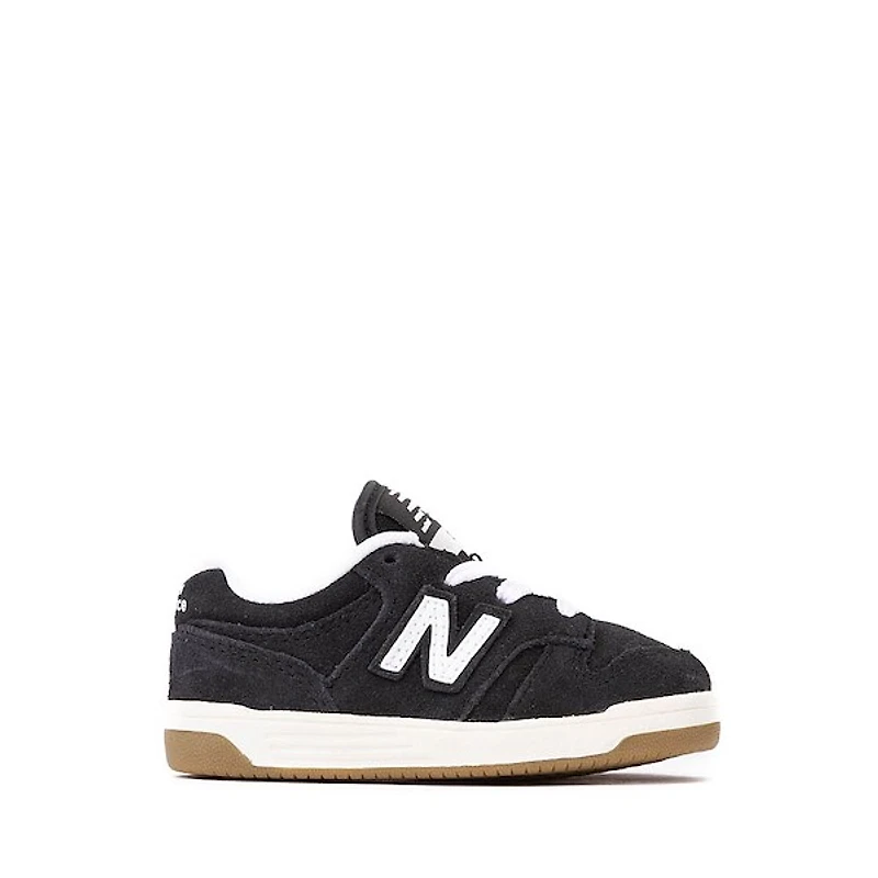 New Balance 480 Athletic Shoe - Baby / Toddler White Black