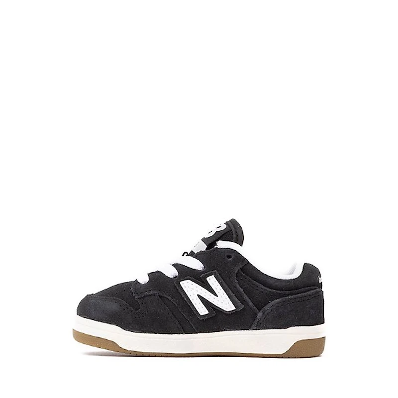 New Balance 480 Athletic Shoe - Baby / Toddler White Black