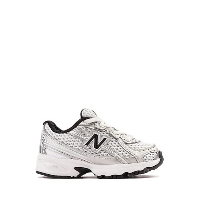 New Balance 480 Athletic Shoe - Baby / Toddler - Silver Metallic / Black