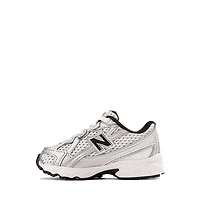 New Balance 480 Athletic Shoe - Baby / Toddler - Silver Metallic / Black