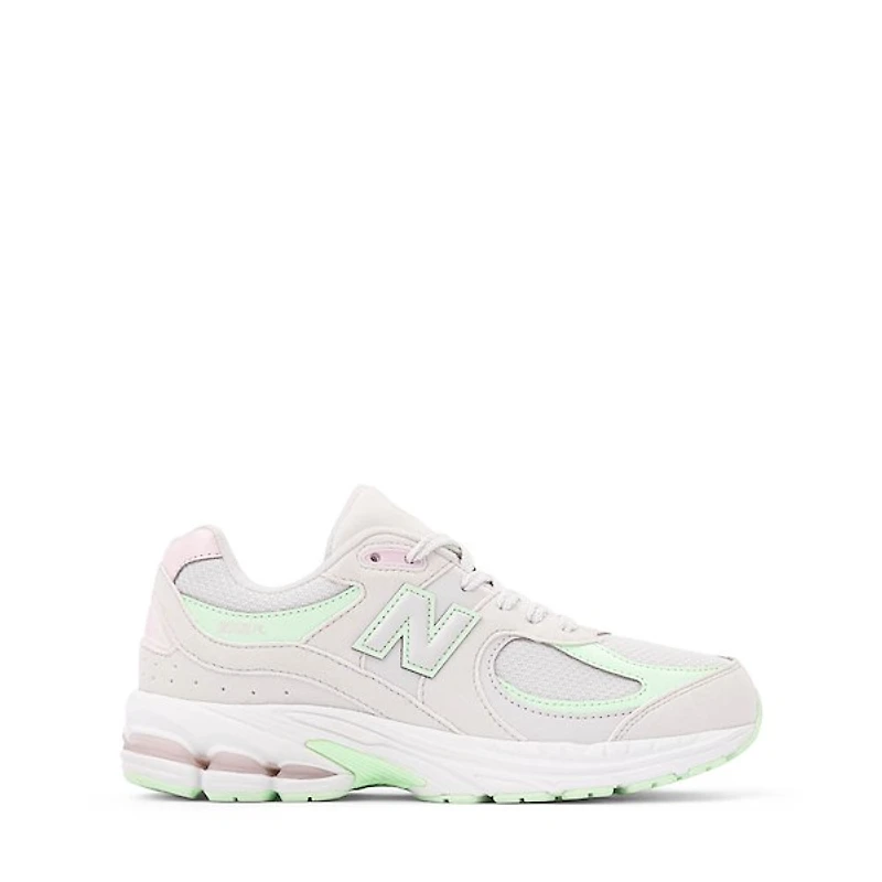 New Balance 2002 Athletic Shoe - Big Kid Grey Matter / Lab Green