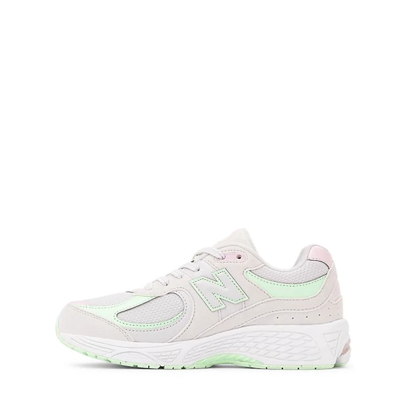 New Balance 2002 Athletic Shoe - Big Kid Grey Matter / Lab Green