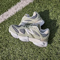 New Balance 9060 Athletic Shoe - Big Kid Garter Snake / White