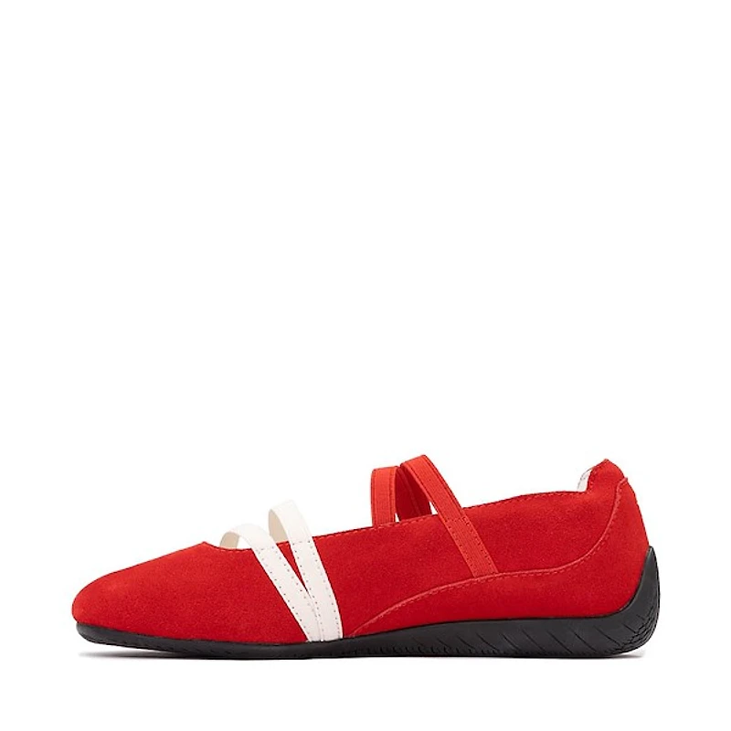 Womens PUMA Speedcat Ballet Shoe - Red / White