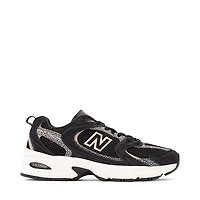 New Balance 530 Athletic Shoe - Black / Flat Taupe Leopard