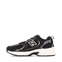 New Balance 530 Athletic Shoe - Black / Flat Taupe Leopard
