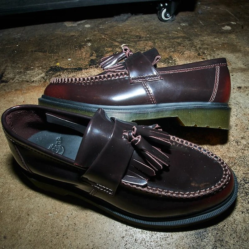 Dr. Martens Adrian Tassel Loafer - Cherry Red