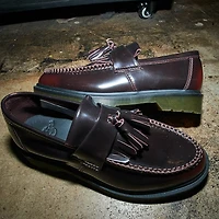 Dr. Martens Adrian Tassel Loafer - Cherry Red