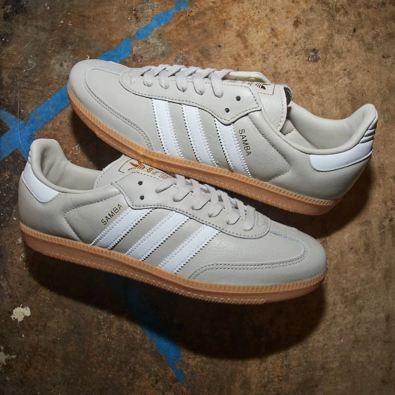 adidas Samba OG Athletic Shoe - Wonder Alumina / White Gum
