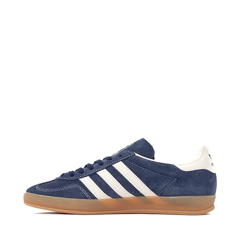 Mens adidas Gazelle Indoor Athletic Shoe - Night Indigo / Off White Gold Metallic