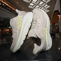 Mens HOKA Clifton 10 Athletic Shoe - Linen / Stone