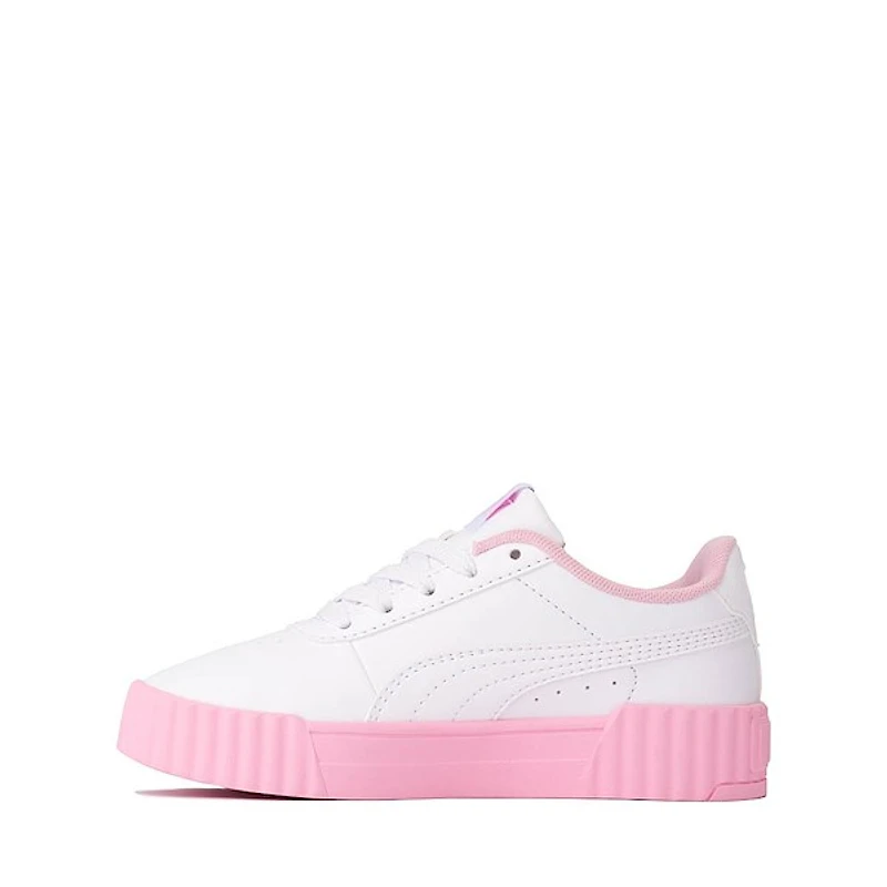 PUMA Carina 3.0 Butterfly Glitter Athletic Shoe - Little Kid / Big White Pink