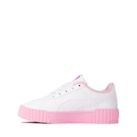 PUMA Carina 3.0 Butterfly Glitter Athletic Shoe - Little Kid / Big White Pink