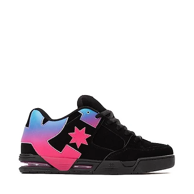 Womens DC Command Skate Shoe - Black / Pink Blue