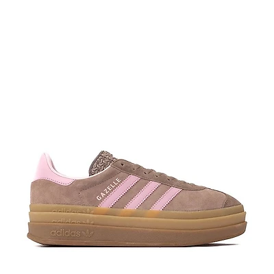 Womens adidas Gazelle Bold Athletic Shoe - Trace Brown / Clear Pink Earth Strata