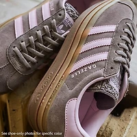 Womens adidas Gazelle Bold Athletic Shoe - Trace Brown / Clear Pink Earth Strata