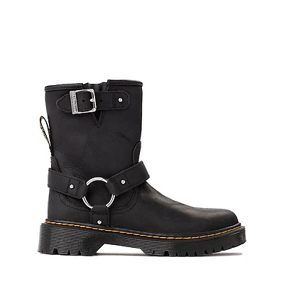 Dr. Martens Genaya Biker Boot - Little Kid / Big Kid - Black