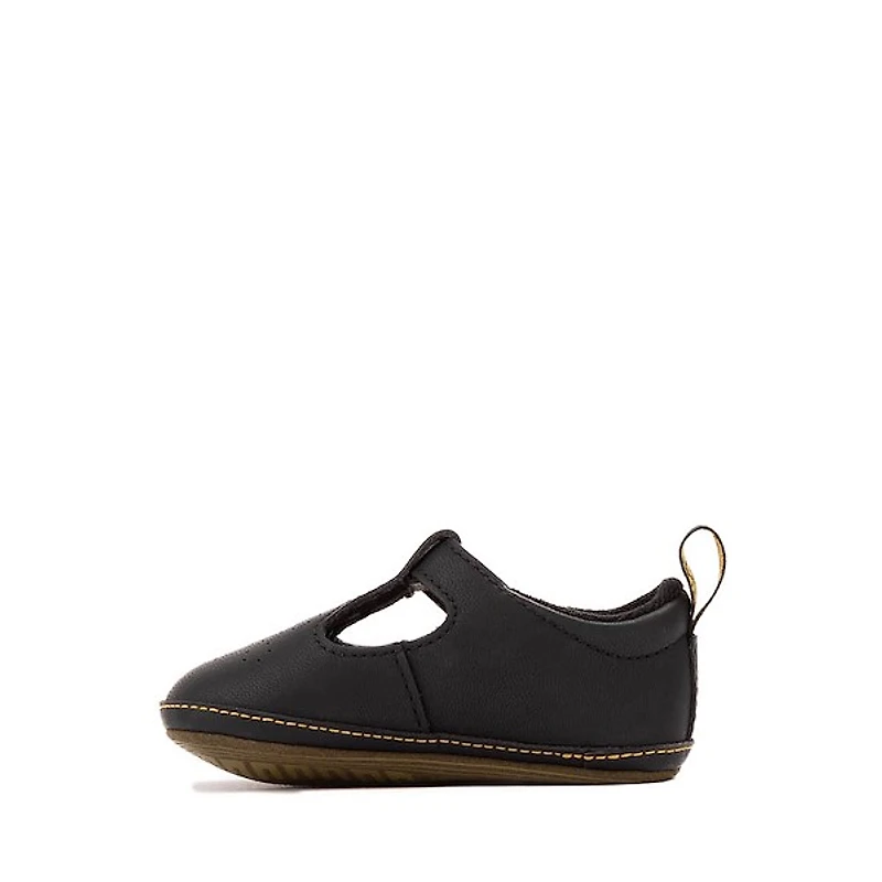Dr. Martens Polley Mary Jane Crib Shoe - Baby Black