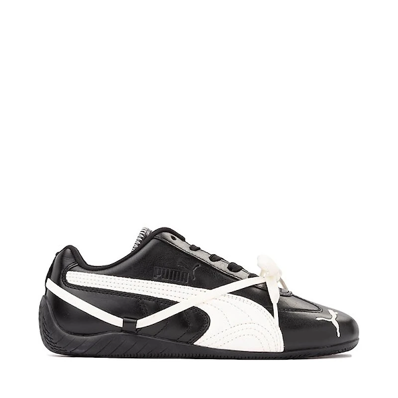 Womens PUMA x ROSÉ Speedcat Leather Athletic Shoe - Black / Warm White
