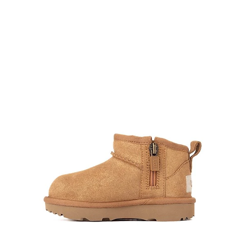 UGG® Classic Ultra Mini Dazzle Boot - Toddler / Little Kid - Chestnut