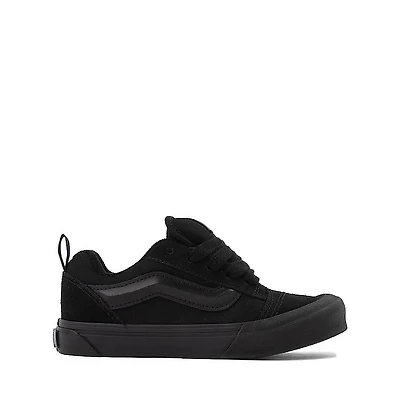 Vans Knu Skool Skate Shoe - Little Kid - Black Monochrome